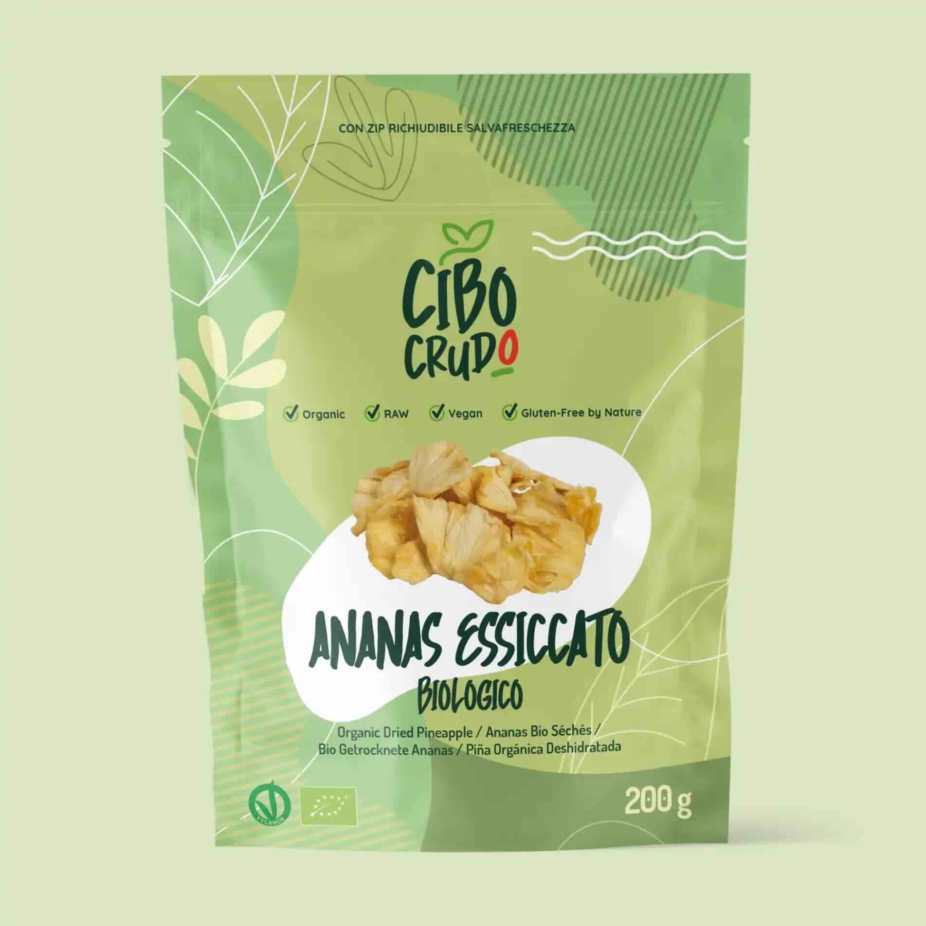 Ananas Essiccato Crudo Bio - Raw Organic - 200g
